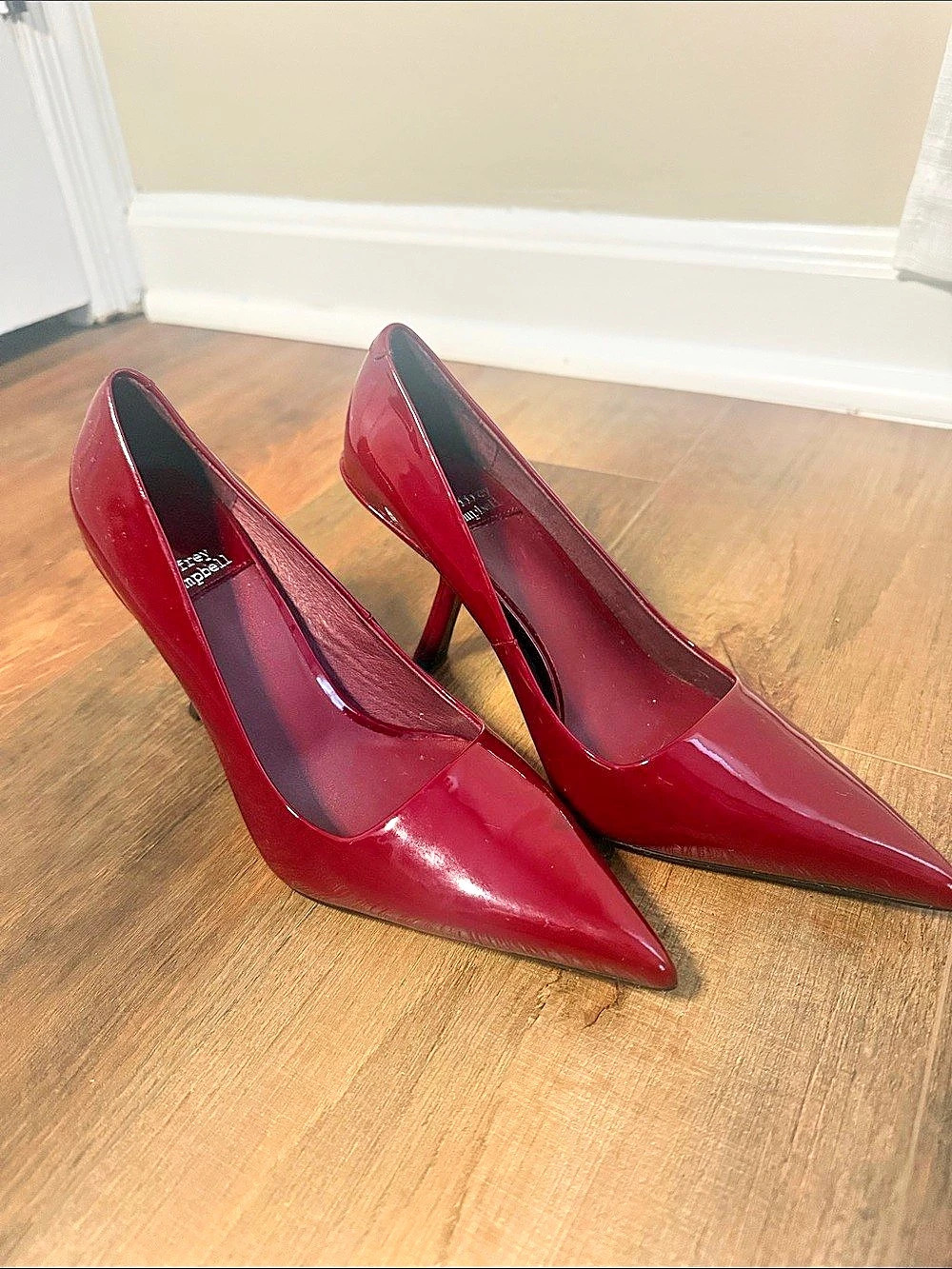 Jeffrey Campbell Red Pointed-Toe Heels